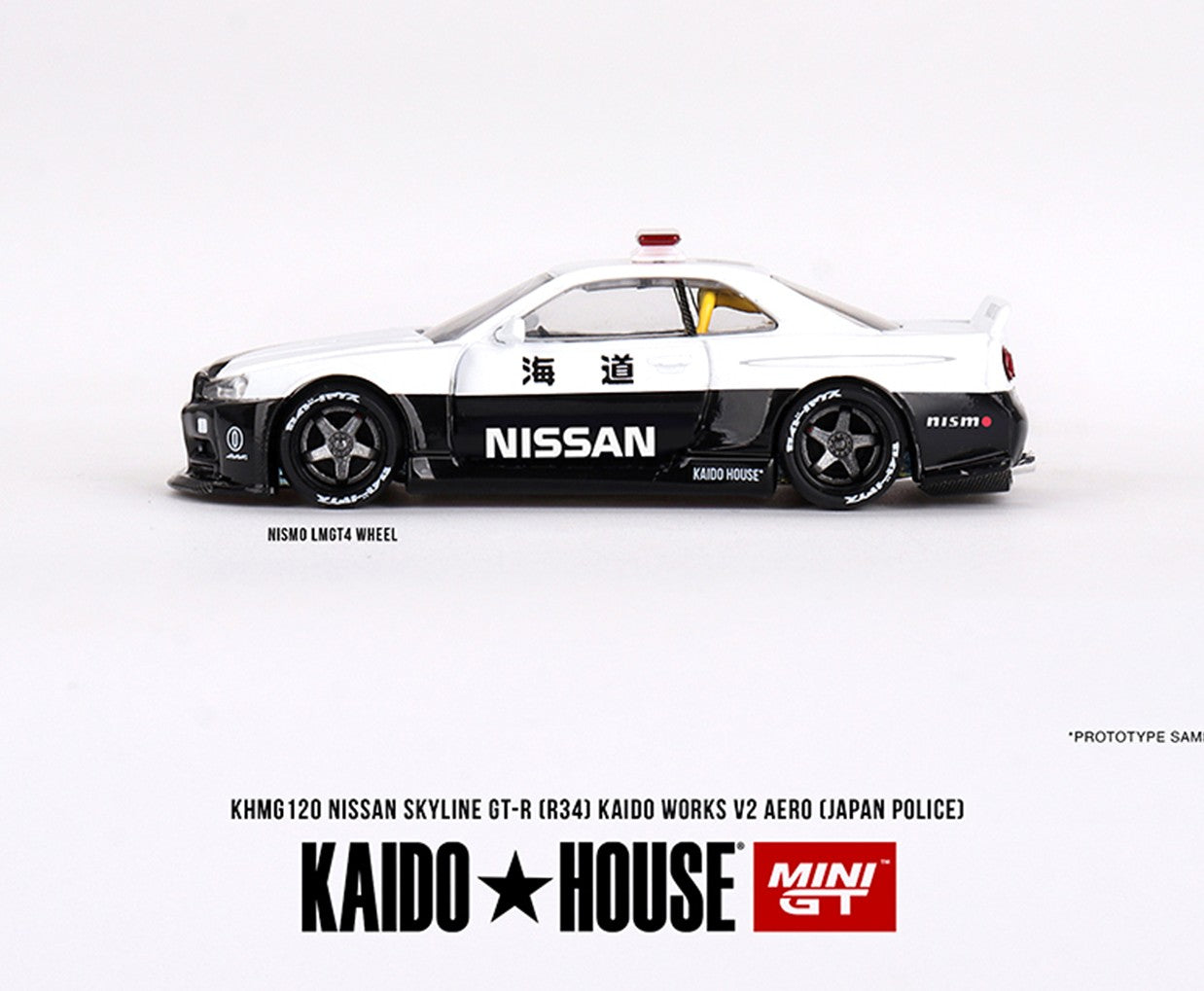 Nissan Skyline GT-R(R34) Kaido Works V2 Aero Japan Police (KHMG120) Chase //120