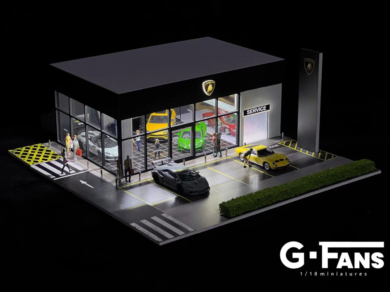 Fan Diorama - Lamborghini Showroom
